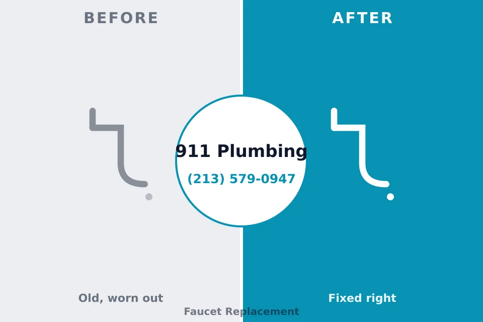 Before and after: plumbing repair Artesia, NM
